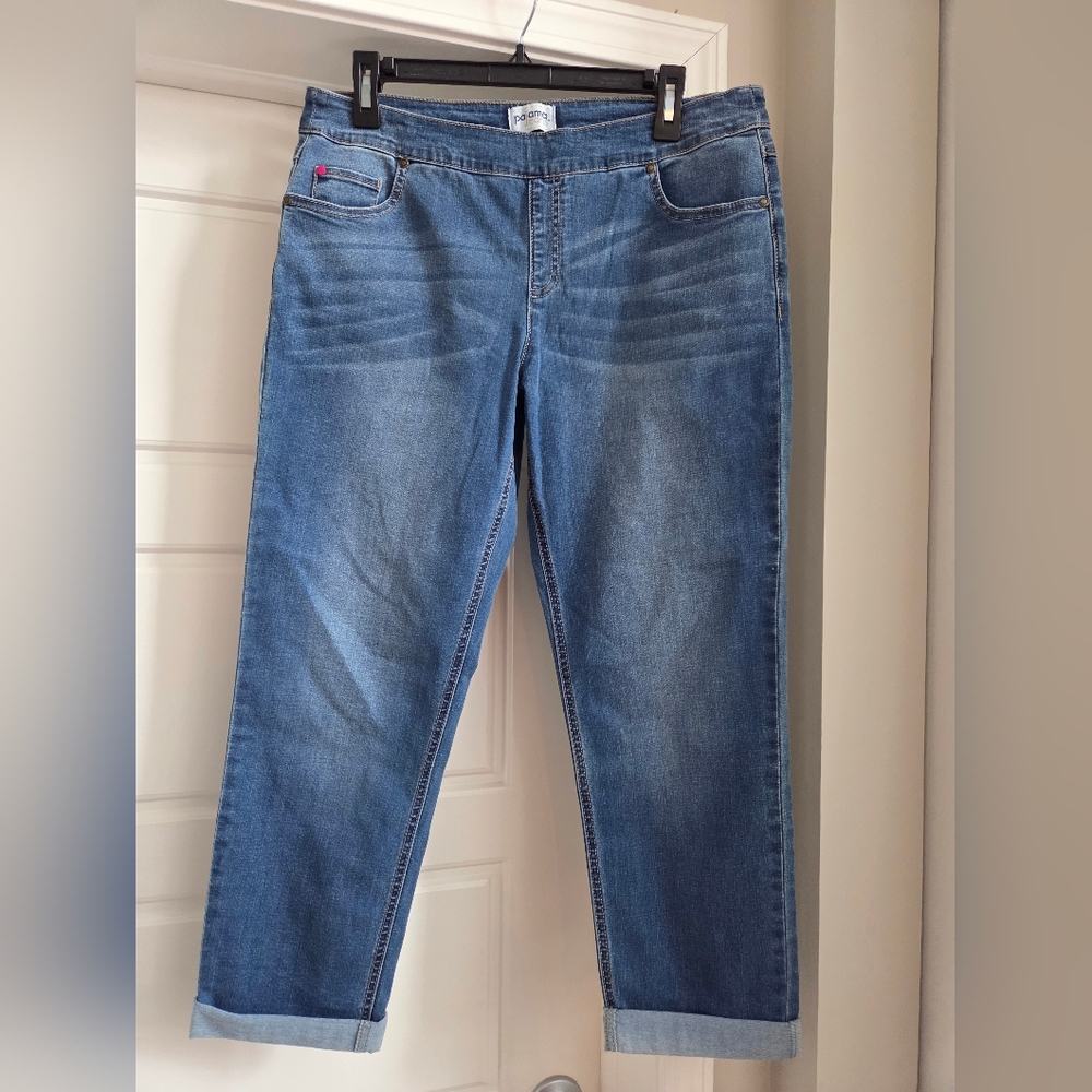 Pajama‎ Jeans Straight Leg Cropped Women's Jeans
